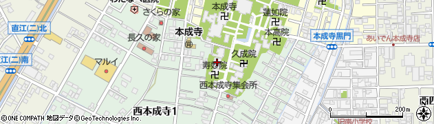 顕性院周辺の地図