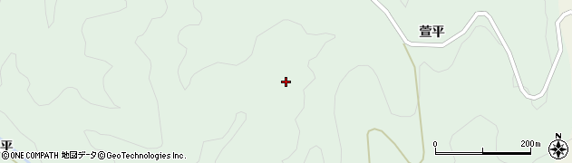 福島県川俣町（伊達郡）大綱木（深山）周辺の地図