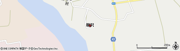 福島県喜多方市山都町三津合（堰沢）周辺の地図