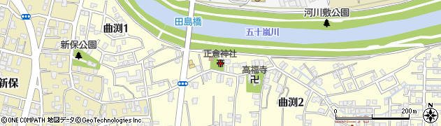 正倉神社周辺の地図