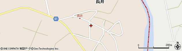 福島県会津坂下町（河沼郡）長井（宮田）周辺の地図