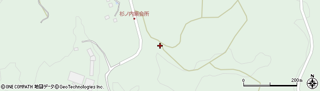 福島県二本松市下川崎姥山周辺の地図