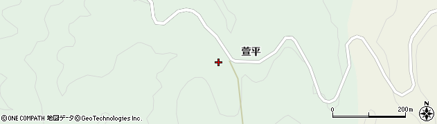福島県川俣町（伊達郡）大綱木（蟹沢）周辺の地図