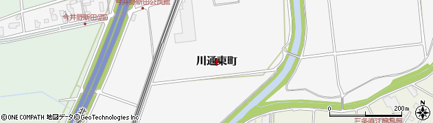 新潟県三条市川通東町周辺の地図