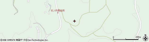 福島県二本松市下川崎姥石周辺の地図