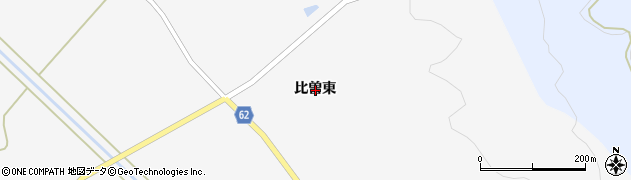 福島県相馬郡飯舘村比曽東周辺の地図