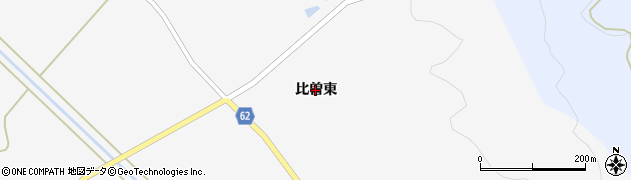 福島県飯舘村（相馬郡）比曽（東）周辺の地図