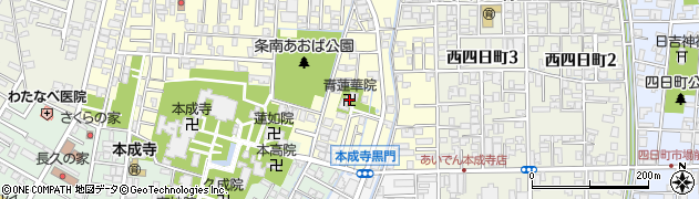 青蓮華院周辺の地図