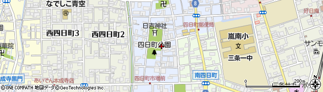 新潟県三条市四日町周辺の地図