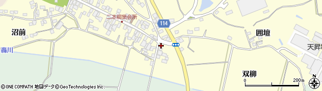 福島県二本松市渋川谷地橋63周辺の地図