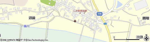 福島県二本松市渋川二本柳周辺の地図