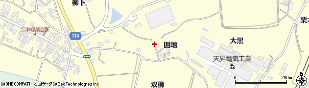 福島県二本松市渋川囲壇周辺の地図