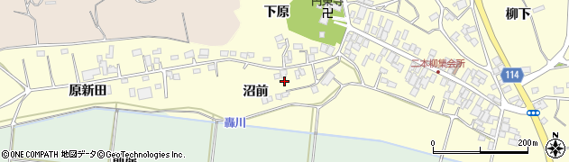 福島県二本松市渋川沼前68周辺の地図