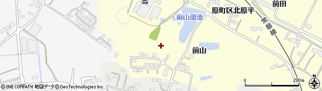 福島県南相馬市原町区北原（前山）周辺の地図
