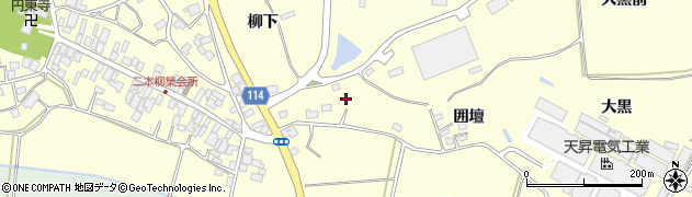 福島県二本松市渋川谷地橋95周辺の地図