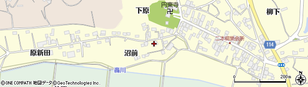 福島県二本松市渋川沼前72周辺の地図