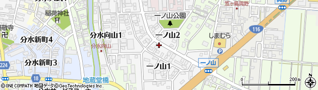 新潟県燕市一ノ山周辺の地図