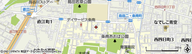 新潟県三条市条南町周辺の地図