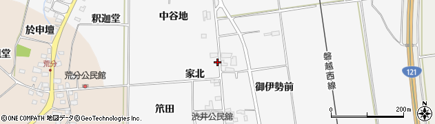 福島県喜多方市豊川町一井家北1754周辺の地図