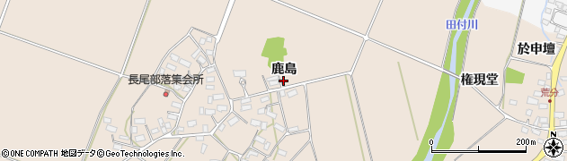福島県喜多方市豊川町沢部（鹿島）周辺の地図