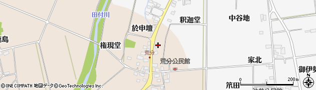 福島県喜多方市豊川町沢部於申壇9周辺の地図