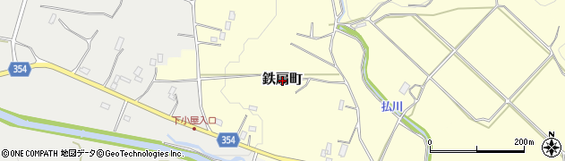 福島県二本松市鉄扇町周辺の地図