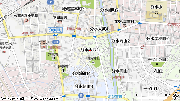 〒959-0119 新潟県燕市分水大武の地図