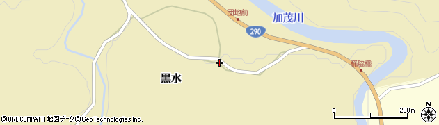 新潟県加茂市黒水793周辺の地図