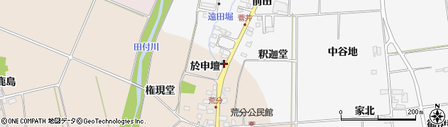 福島県喜多方市豊川町沢部於申壇23周辺の地図
