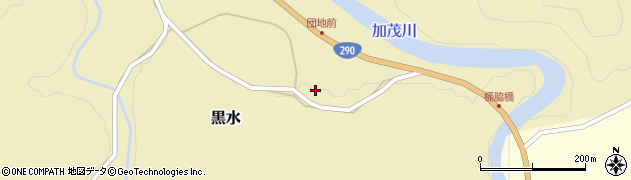 新潟県加茂市黒水789周辺の地図