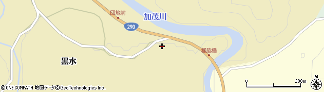 新潟県加茂市黒水772周辺の地図