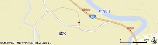 新潟県加茂市黒水791周辺の地図