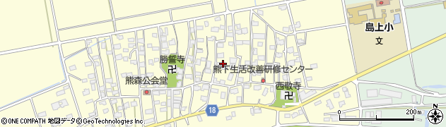 新潟県燕市熊森周辺の地図