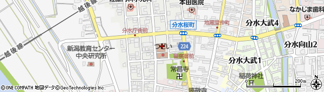 燕・弥彦総合事務組合分水消防署周辺の地図