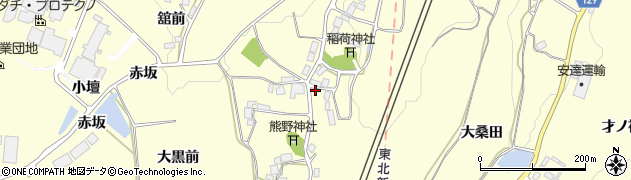福島県二本松市渋川栗木内79周辺の地図