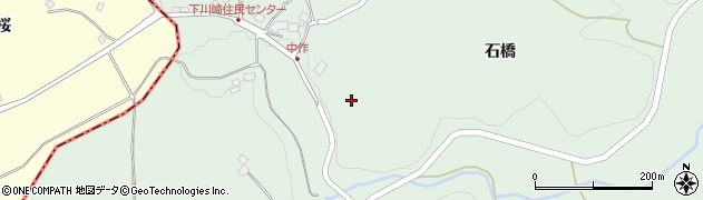 福島県二本松市下川崎（休石山）周辺の地図