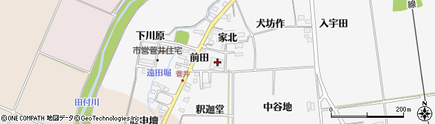福島県喜多方市豊川町一井家北2644周辺の地図