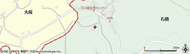 福島県二本松市下川崎中作59周辺の地図