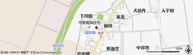 福島県喜多方市豊川町一井釈迦堂2697周辺の地図