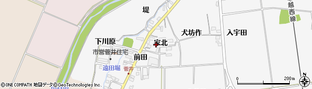 福島県喜多方市豊川町一井家北2632周辺の地図