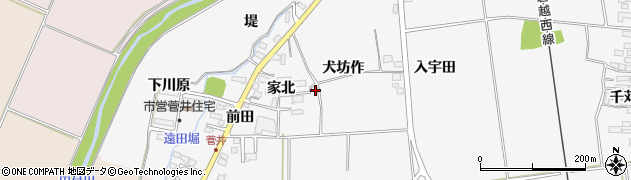 福島県喜多方市豊川町一井家北2532周辺の地図