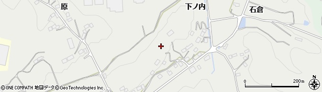 福島県二本松市小沢（下ノ内）周辺の地図