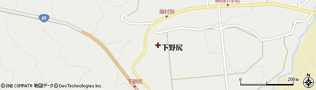 福島県西会津町（耶麻郡）群岡（堤下甲）周辺の地図