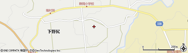 福島県西会津町（耶麻郡）群岡（南下り甲）周辺の地図
