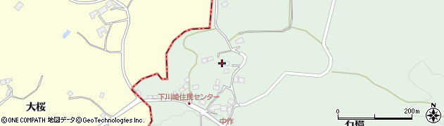 福島県二本松市下川崎大中地28周辺の地図