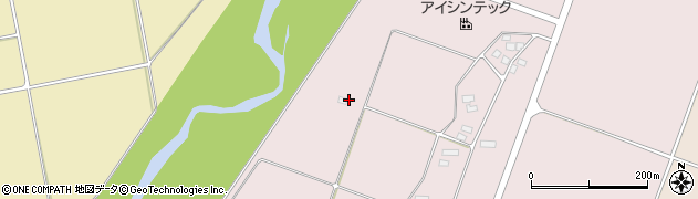 福島県喜多方市豊川町米室（五条川原）周辺の地図