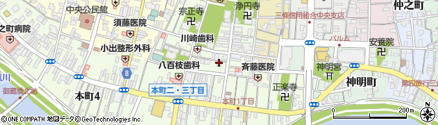 韓一館周辺の地図