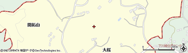 福島県福島市松川町下川崎（小舘山）周辺の地図