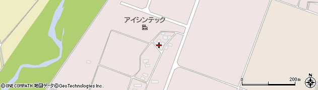 福島県喜多方市豊川町米室柳原周辺の地図