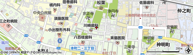 実盛寺周辺の地図